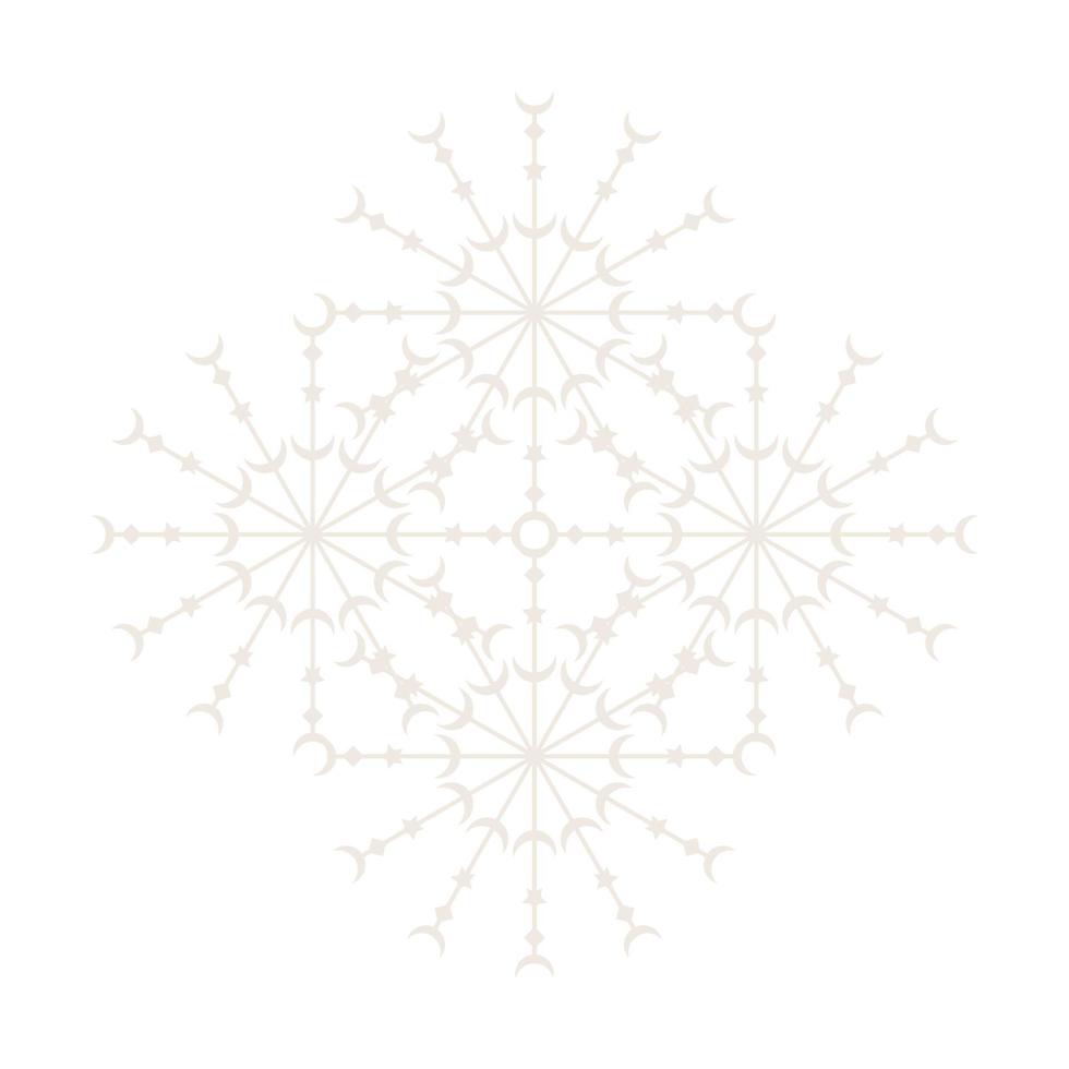 mandala ronde cirkel kant symboolpictogram. abstracte oosterse mandala sjabloon. yoga stijl arabesk patroon elegant element icoon vector