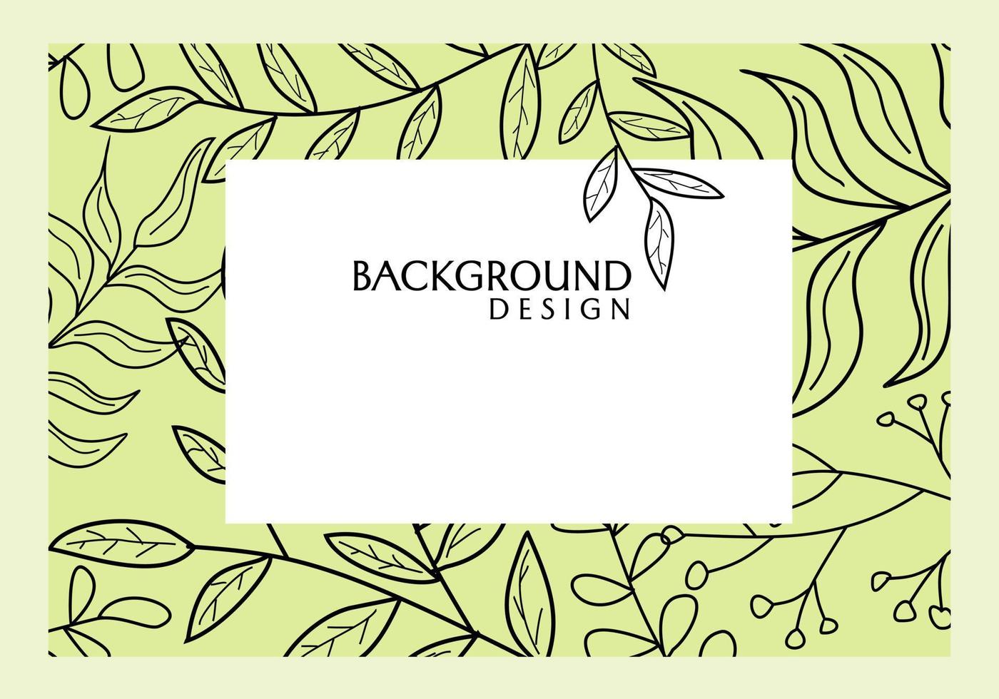 abstracte achtergrond banner vector design met hand getrokken bloemmotief. ontwerp voor website, poster, omslag