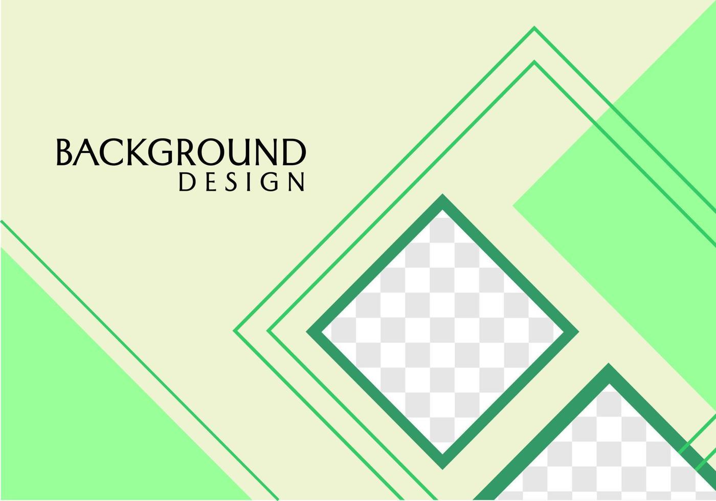 groene abstracte geometrische achtergrond. ontwerp voor spandoek, poster, omslag vector