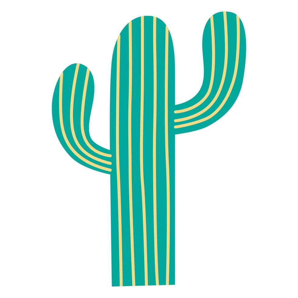 groene woestijncactus vector