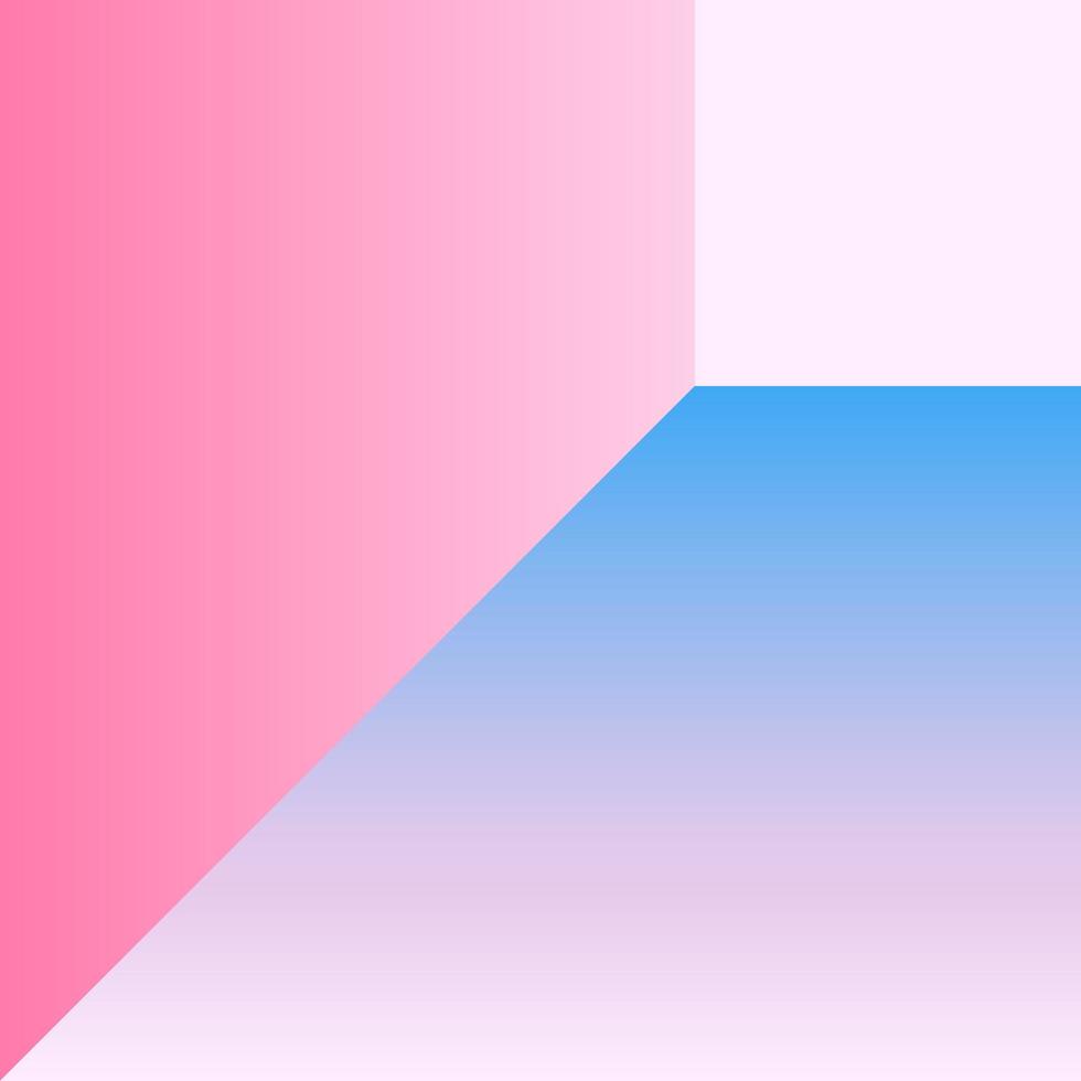 vector geometrische gladde blauwe roze gradiëntachtergrond