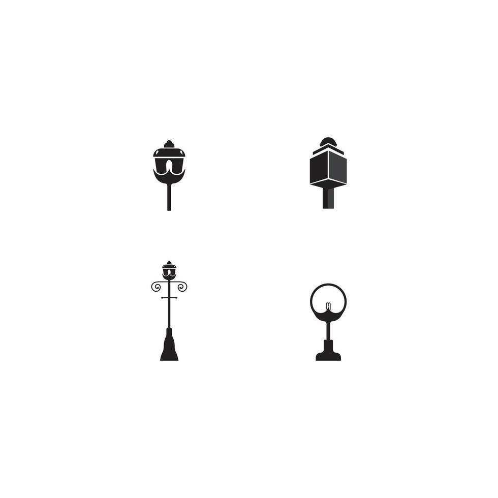 tuin licht pictogram vector illustratie ontwerpsjabloon.