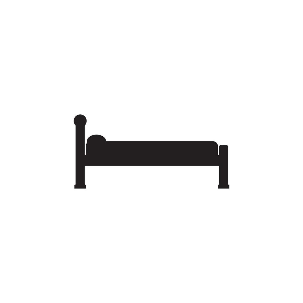 bed pictogram vector illustratie sjabloonontwerp