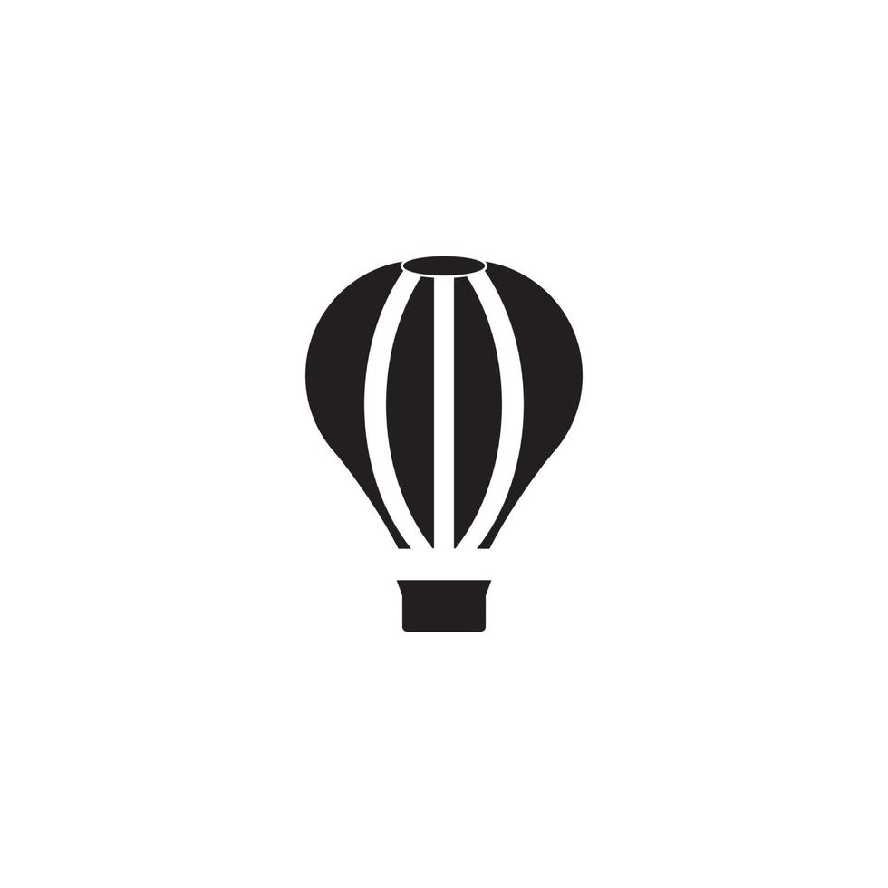 hete luchtballon logo vector illustratie ontwerpsjabloon