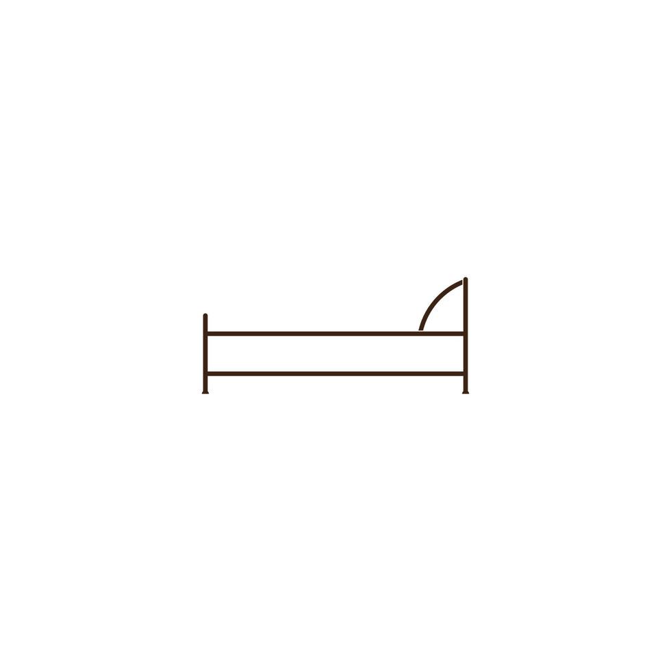 bed pictogram vector illustratie sjabloonontwerp