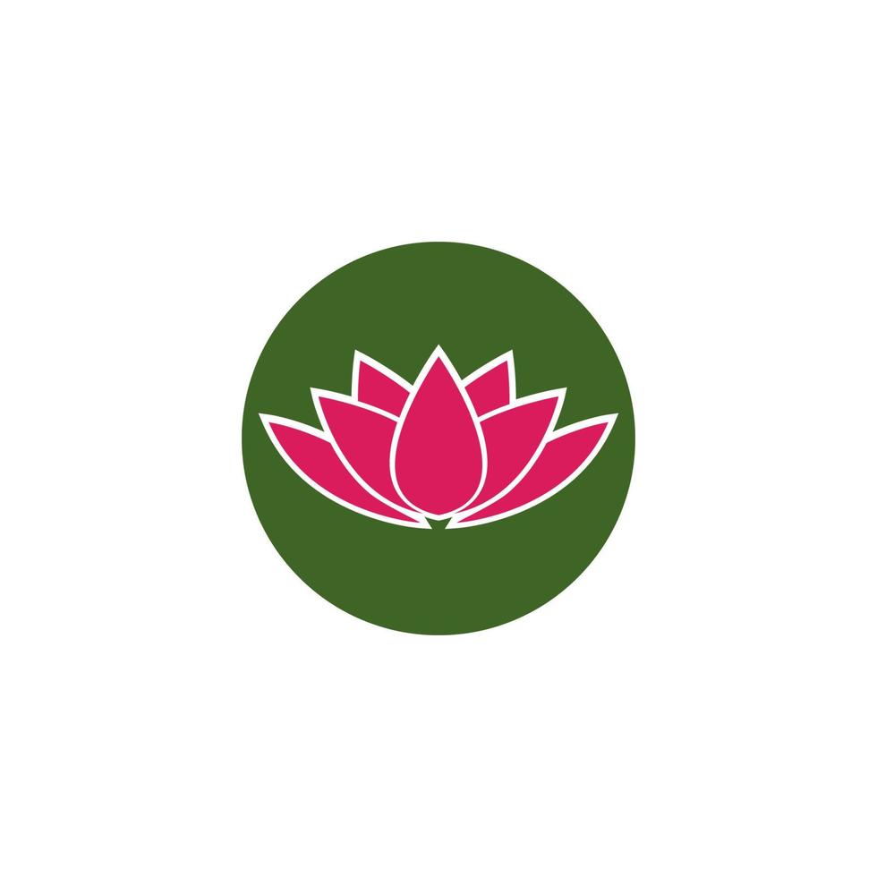 lotus logo vector illustratie ontwerpsjabloon