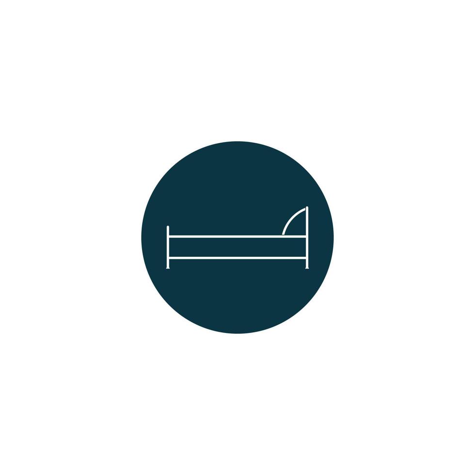 bed pictogram vector illustratie sjabloonontwerp