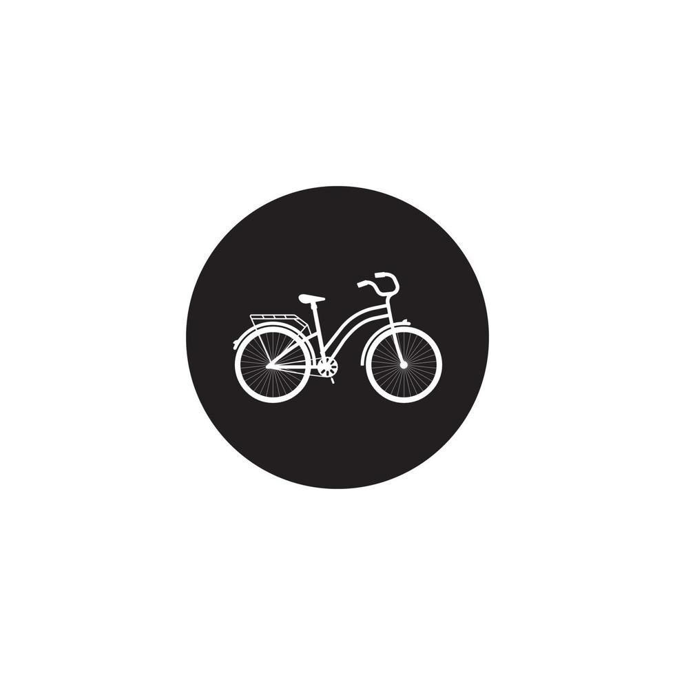 fiets pictogram vector illustratie sjabloonontwerp