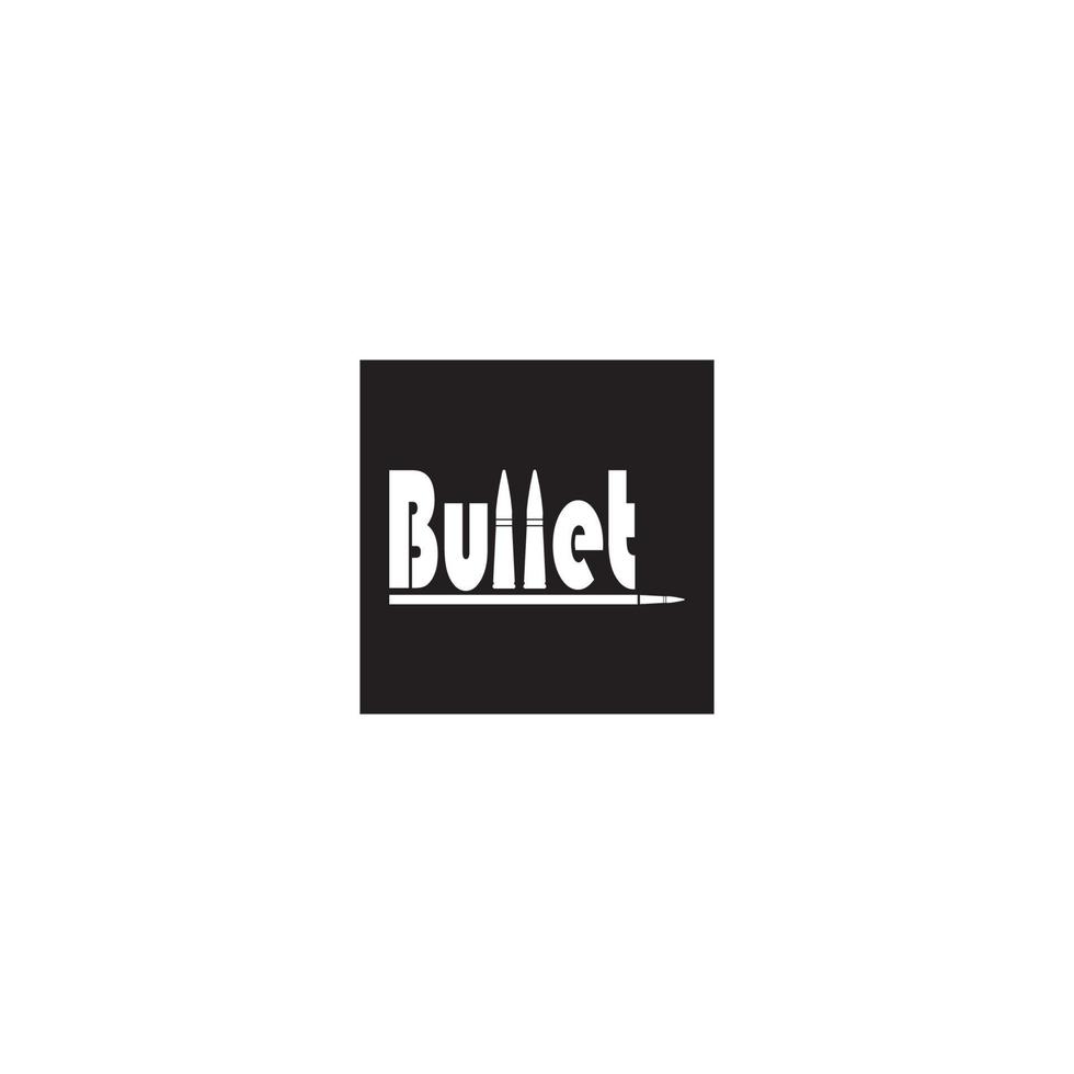 bullet kaliber logo vector