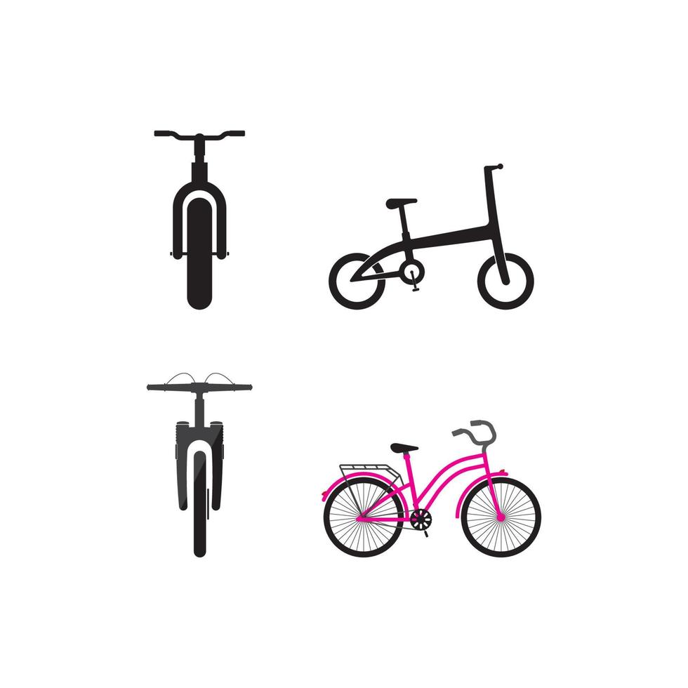 fiets pictogram vector illustratie sjabloonontwerp