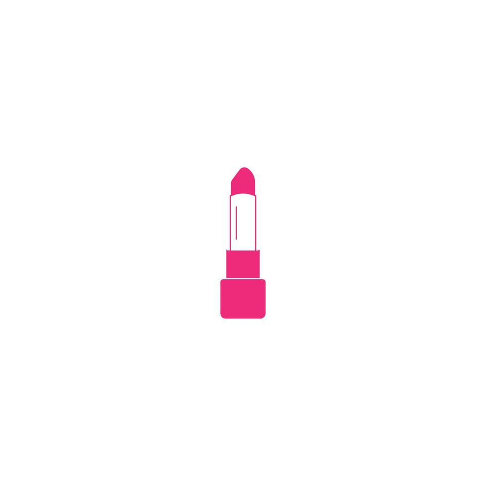 lippenstift pictogram vector illustratie sjabloonontwerp