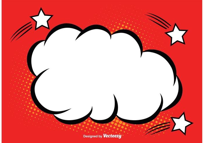 Comic Style Achtergrond Illustratie vector