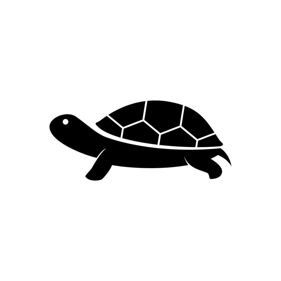 logo lopende schildpad vector