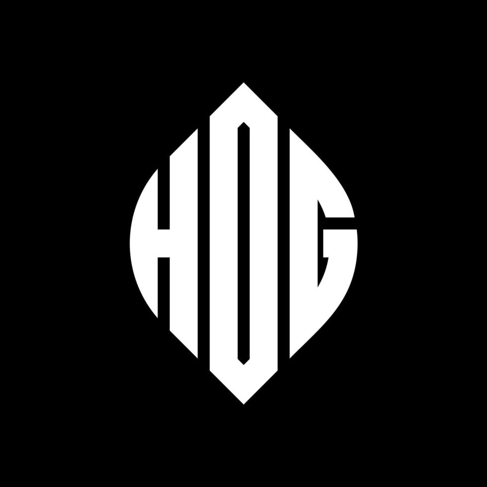 hdg cirkel letter logo ontwerp met cirkel en ellipsvorm. hdg ellipsletters met typografische stijl. de drie initialen vormen een cirkellogo. hdg cirkel embleem abstracte monogram brief mark vector. vector