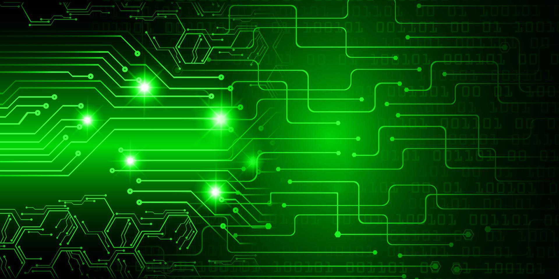 cyber circuit toekomstige technologie concept achtergrond vector