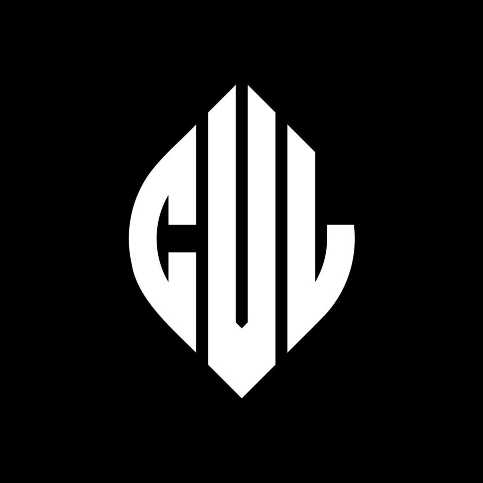 cvl cirkel letter logo ontwerp met cirkel en ellipsvorm. cvl ellipsletters met typografische stijl. de drie initialen vormen een cirkellogo. cvl cirkel embleem abstracte monogram brief mark vector. vector