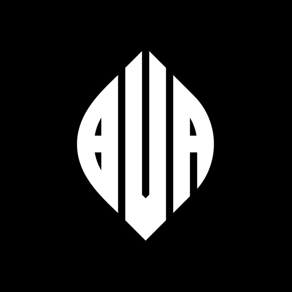 bva cirkel letter logo ontwerp met cirkel en ellipsvorm. bva ellipsletters met typografische stijl. de drie initialen vormen een cirkellogo. bva cirkel embleem abstracte monogram brief mark vector. vector