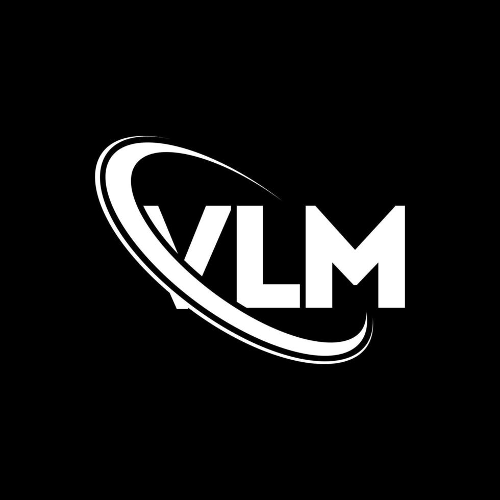 het vlm-logo. vlm brief. vlm brief logo ontwerp. initialen vlm logo gekoppeld aan cirkel en hoofdletter monogram logo. vlm typografie voor technologie, business en onroerend goed merk. vector