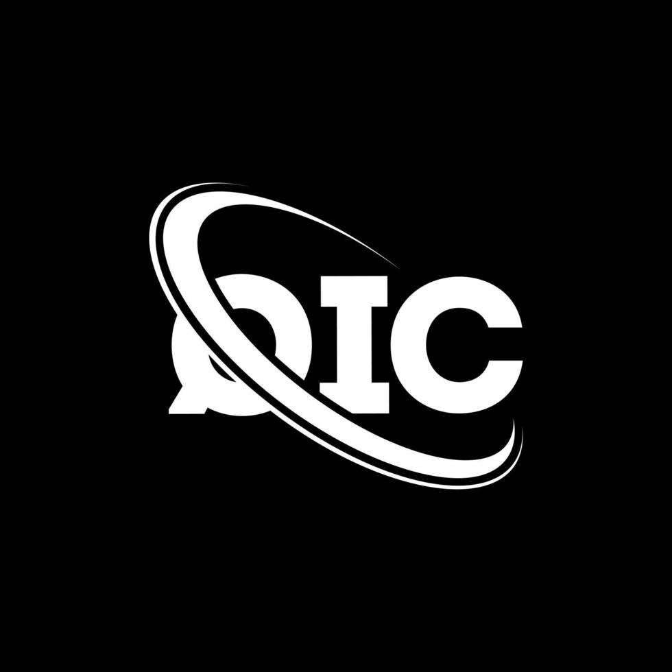 qic-logo. qic brief. qic brief logo ontwerp. initialen qic logo gekoppeld aan cirkel en hoofdletter monogram logo. qic typografie voor technologie, zaken en onroerend goed merk. vector