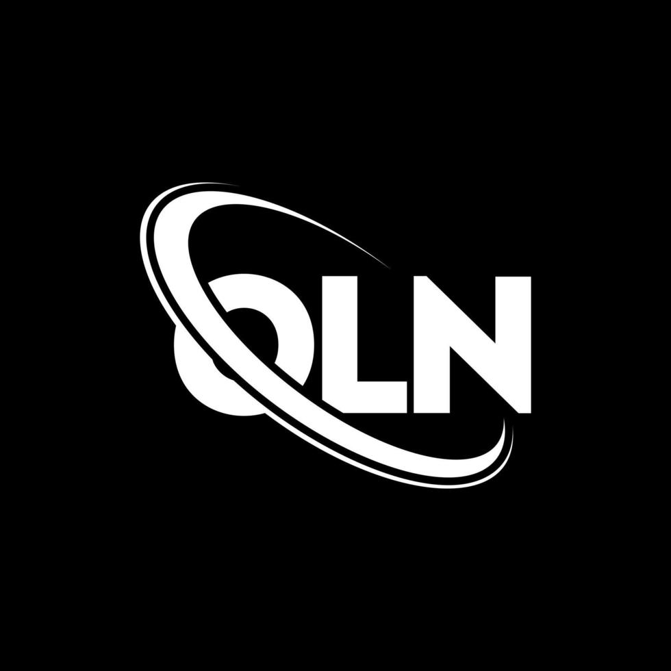 oln-logo. oude brief. oln brief logo ontwerp. initialen oln logo gekoppeld aan cirkel en hoofdletter monogram logo. oln typografie voor technologie, zaken en onroerend goed merk. vector