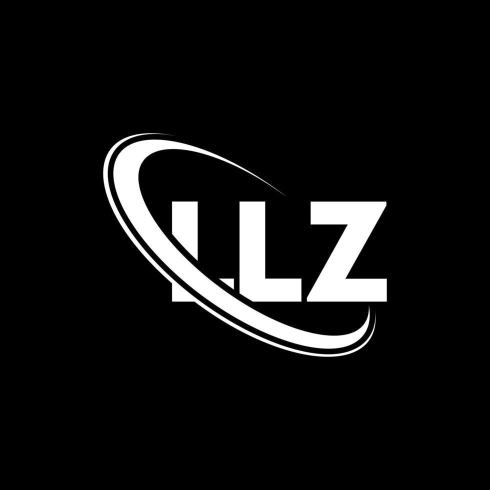 llz-logo. lz brief. llz brief logo ontwerp. initialen llz logo gekoppeld aan cirkel en hoofdletter monogram logo. llz typografie voor technologie, zaken en onroerend goed merk. vector