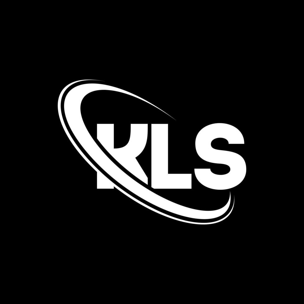 kls-logo. kl brief. kls brief logo ontwerp. initialen kls-logo gekoppeld aan cirkel en monogram-logo in hoofdletters. kls typografie voor technologie, zaken en onroerend goed merk. vector