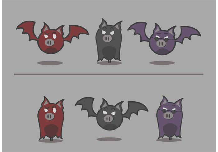 Bat mascotte vector