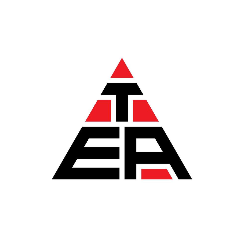thee driehoek brief logo ontwerp met driehoekige vorm. thee driehoek logo ontwerp monogram. thee driehoek vector logo sjabloon met rode kleur. thee driehoekig logo eenvoudig, elegant en luxueus logo.