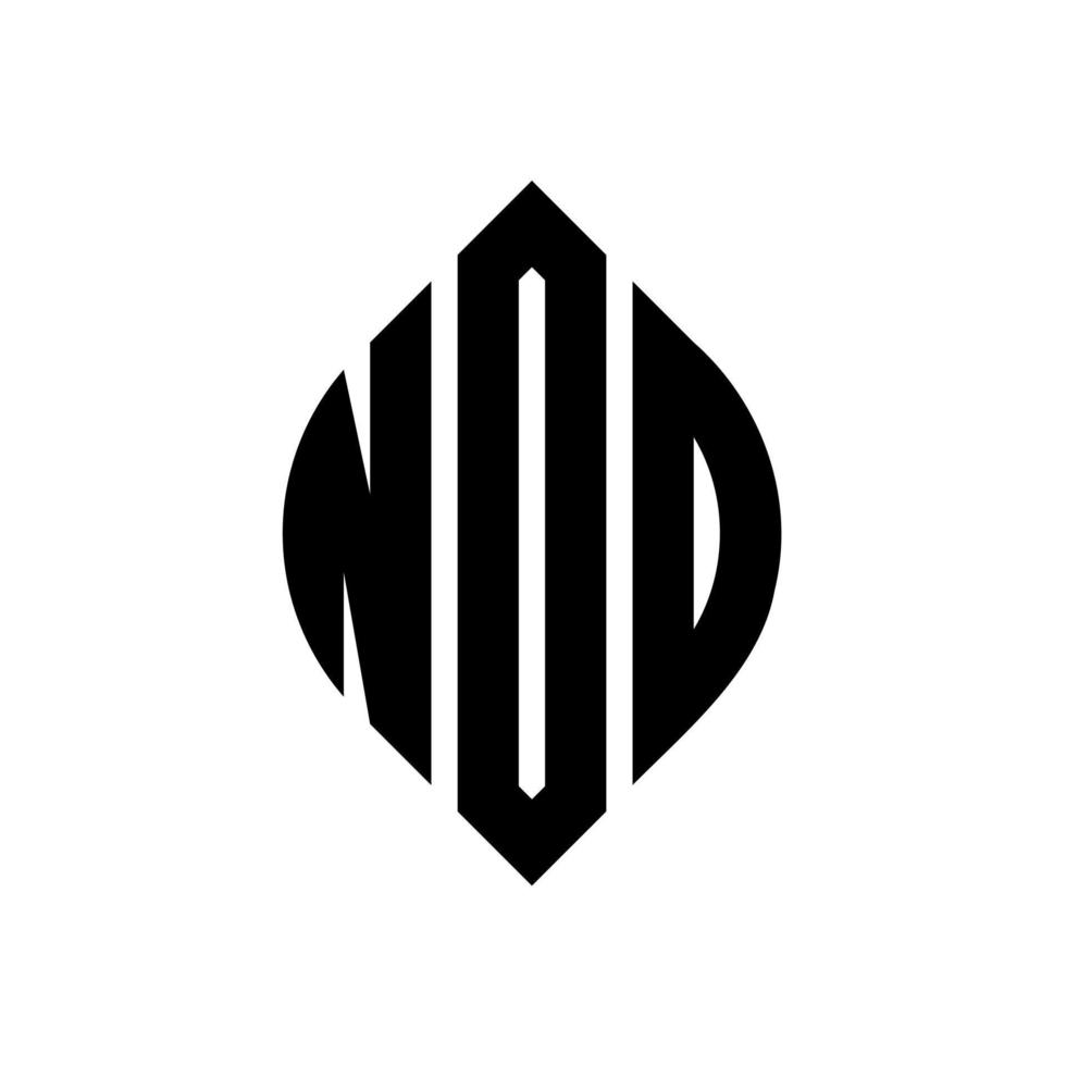 ndd cirkel letter logo ontwerp met cirkel en ellipsvorm. ndd ellipsletters met typografische stijl. de drie initialen vormen een cirkellogo. NDD cirkel embleem abstracte monogram brief mark vector. vector