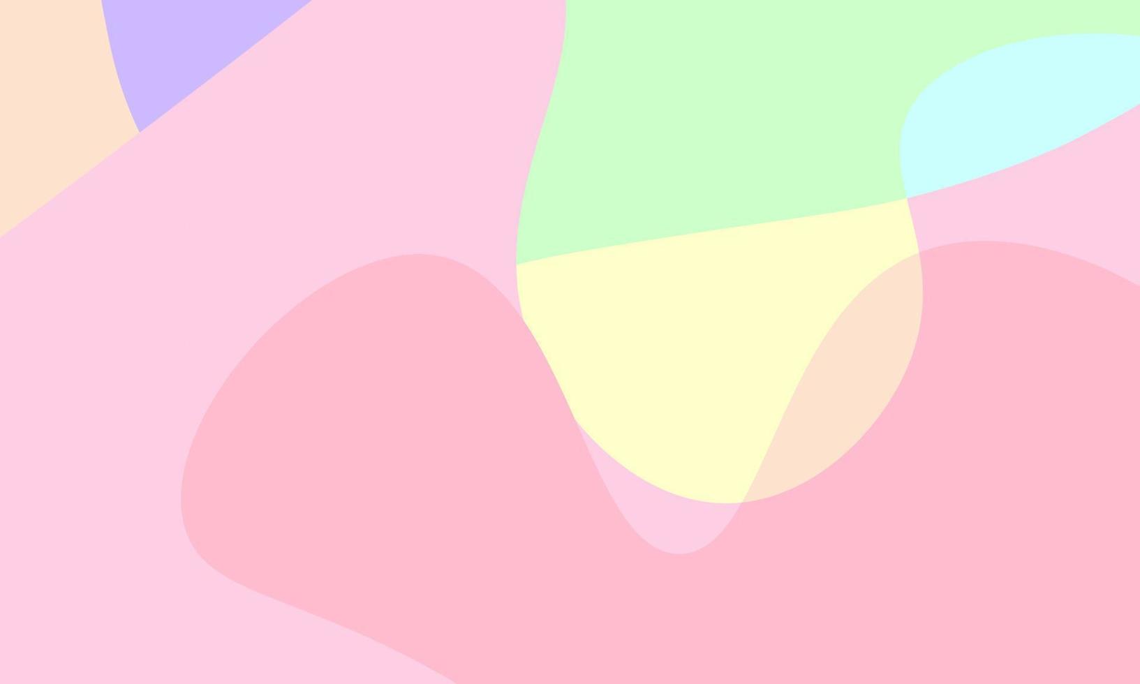 abstracte pastel vloeibare en bochtige geometrische achtergrond voor banner. vector