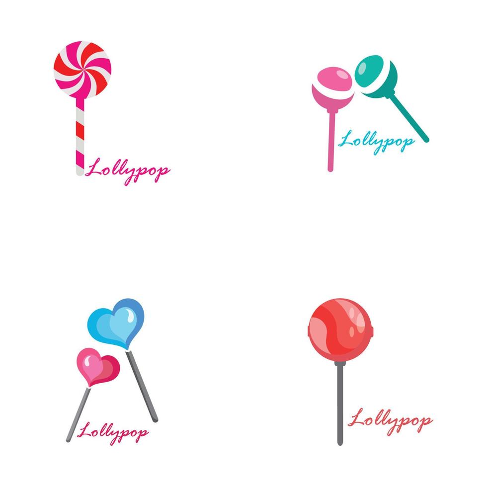 zoete snoep lolly realistische vector achtergrond sjabloon illustratie