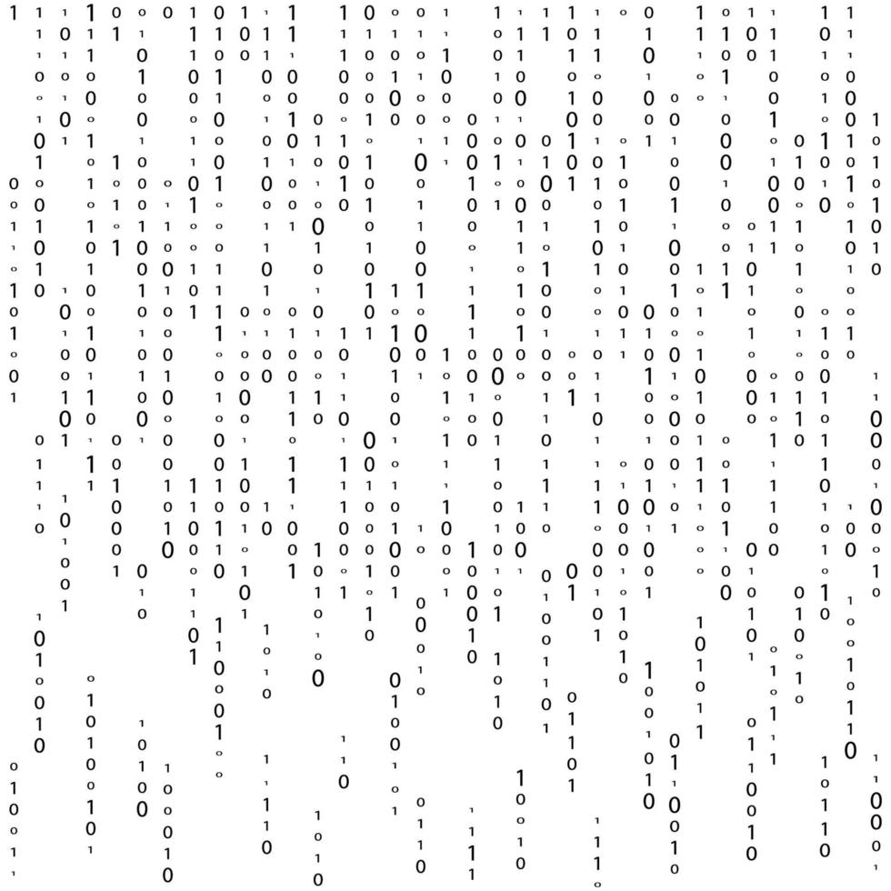 matrix achtergrond. binaire codematrix. data technologie. vector