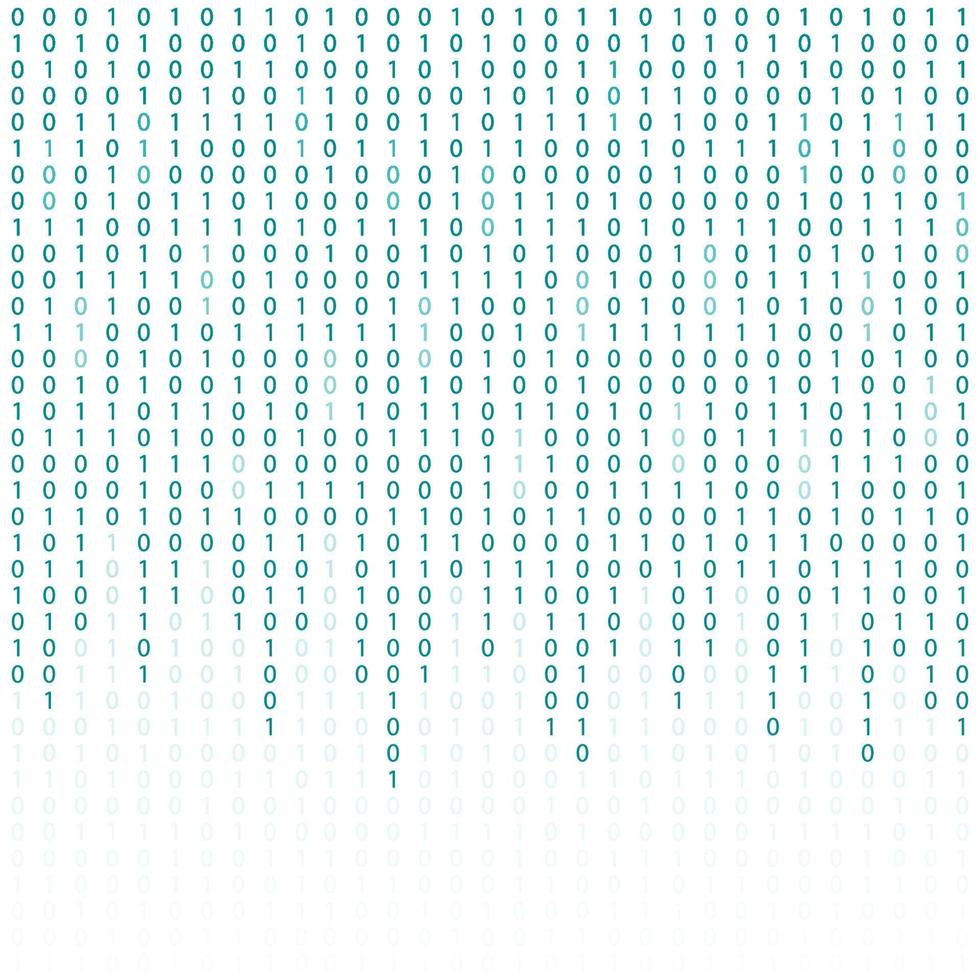 matrix achtergrond. binaire codematrix. data technologie. vector
