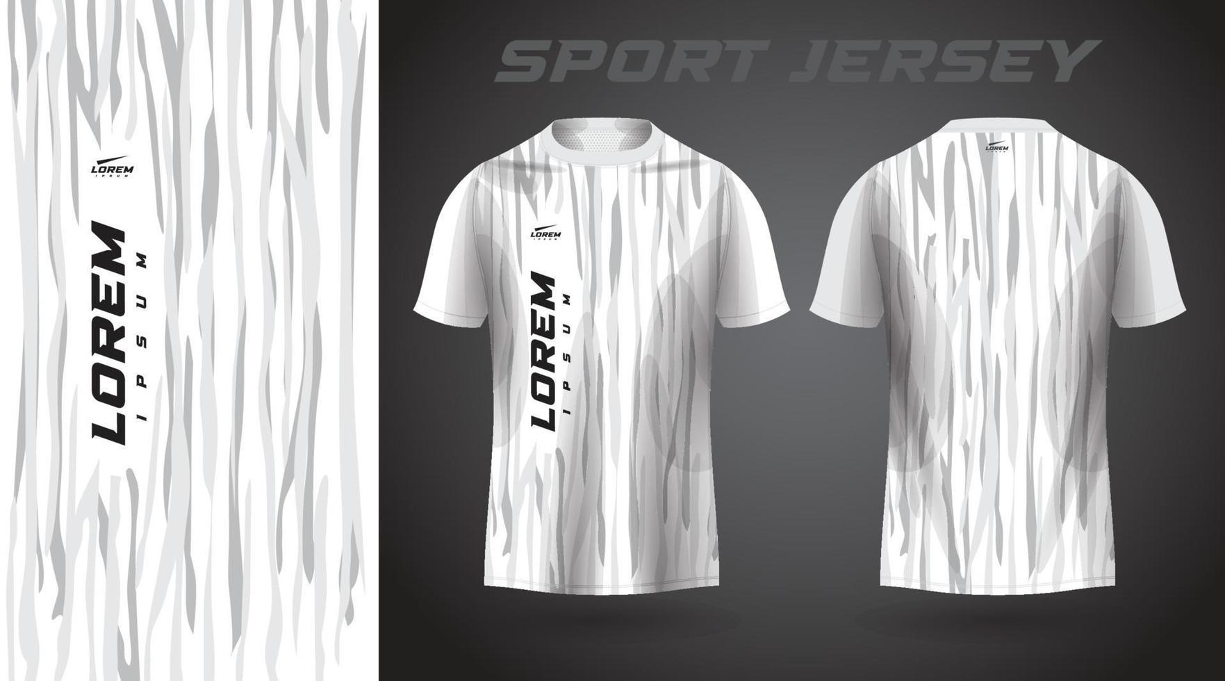 wit t-shirt sport jersey ontwerp vector