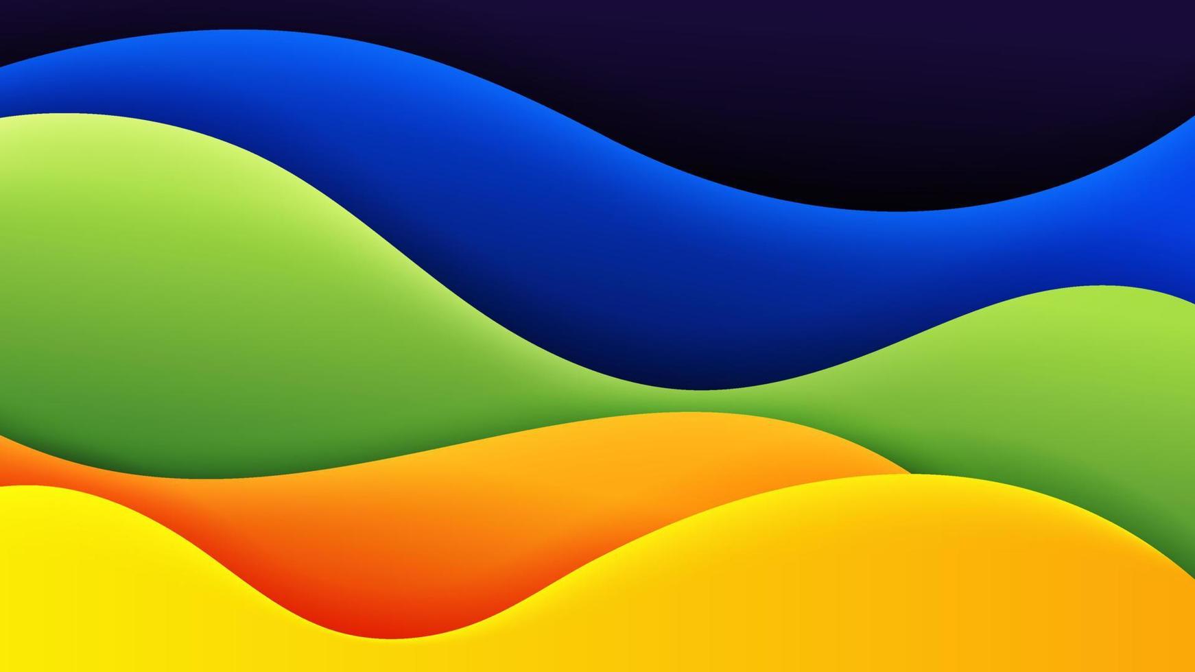 vector abstracte achtergrond met kleur voor de kleurovergang en dynamische schaduw op de achtergrond. vector achtergrond voor behang. eps 10