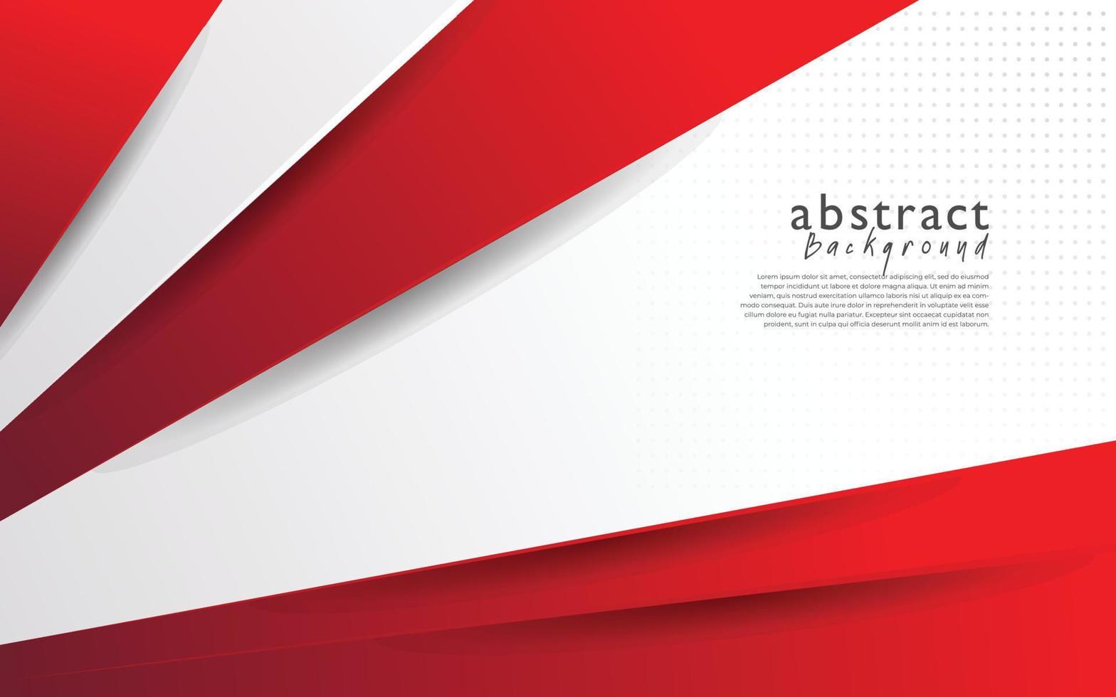 rood wit modern abstract ontwerp als achtergrond vector