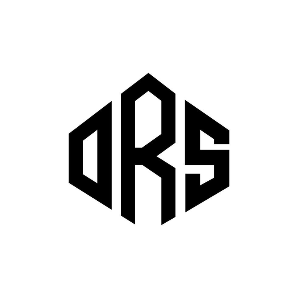 ors letter logo-ontwerp met veelhoekvorm. ors veelhoek en kubusvorm logo-ontwerp. ors zeshoek vector logo sjabloon witte en zwarte kleuren. ors monogram, business en onroerend goed logo.