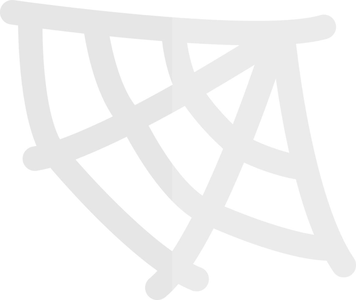 spinnenweb plat pictogram vector