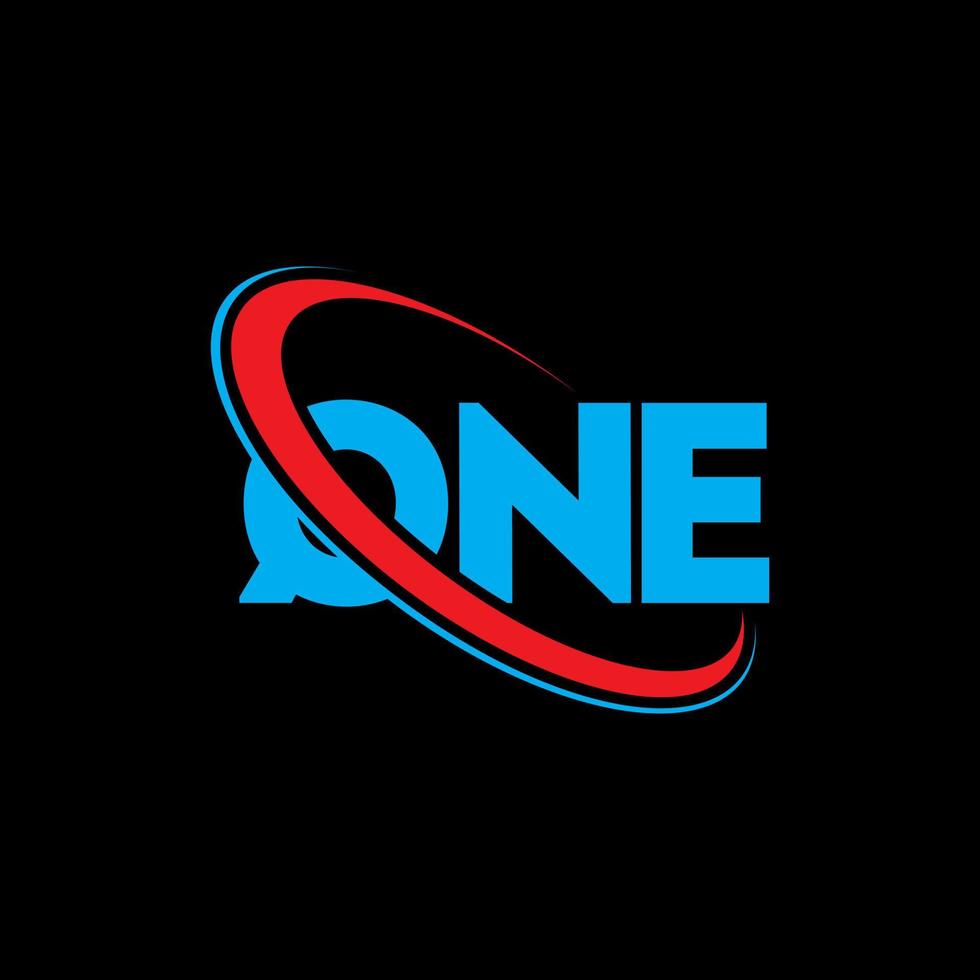 qne-logo. qne brief. qne brief logo ontwerp. initialen qne-logo gekoppeld aan cirkel en monogram-logo in hoofdletters. qne typografie voor technologie, zaken en onroerend goed merk. vector