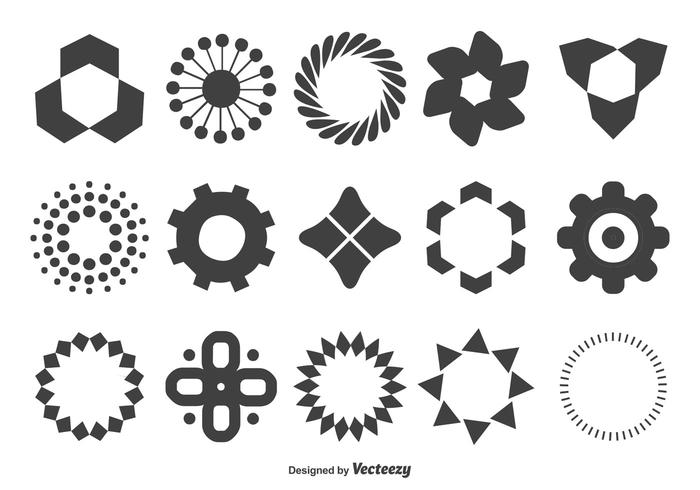 Geometrische vorm instellen vector