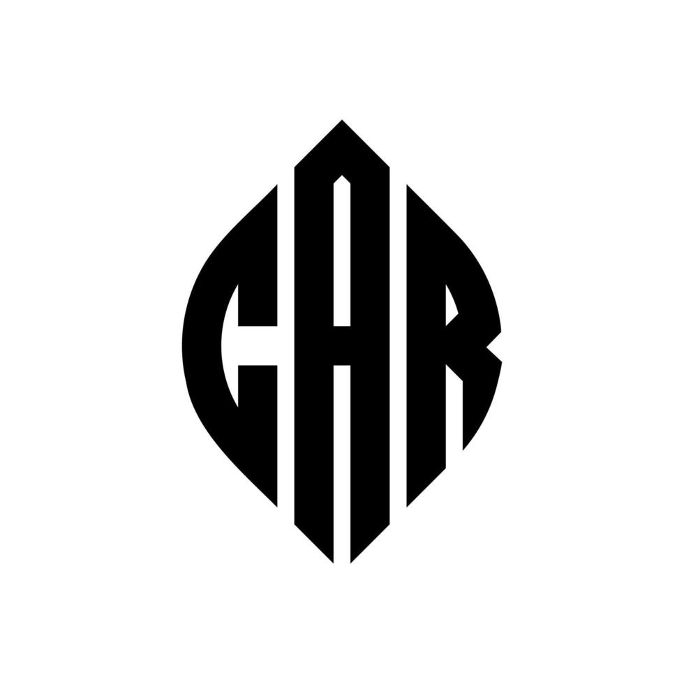 auto cirkel letter logo ontwerp met cirkel en ellipsvorm. auto ellips letters met typografische stijl. de drie initialen vormen een cirkellogo. auto cirkel embleem abstracte monogram brief mark vector. vector