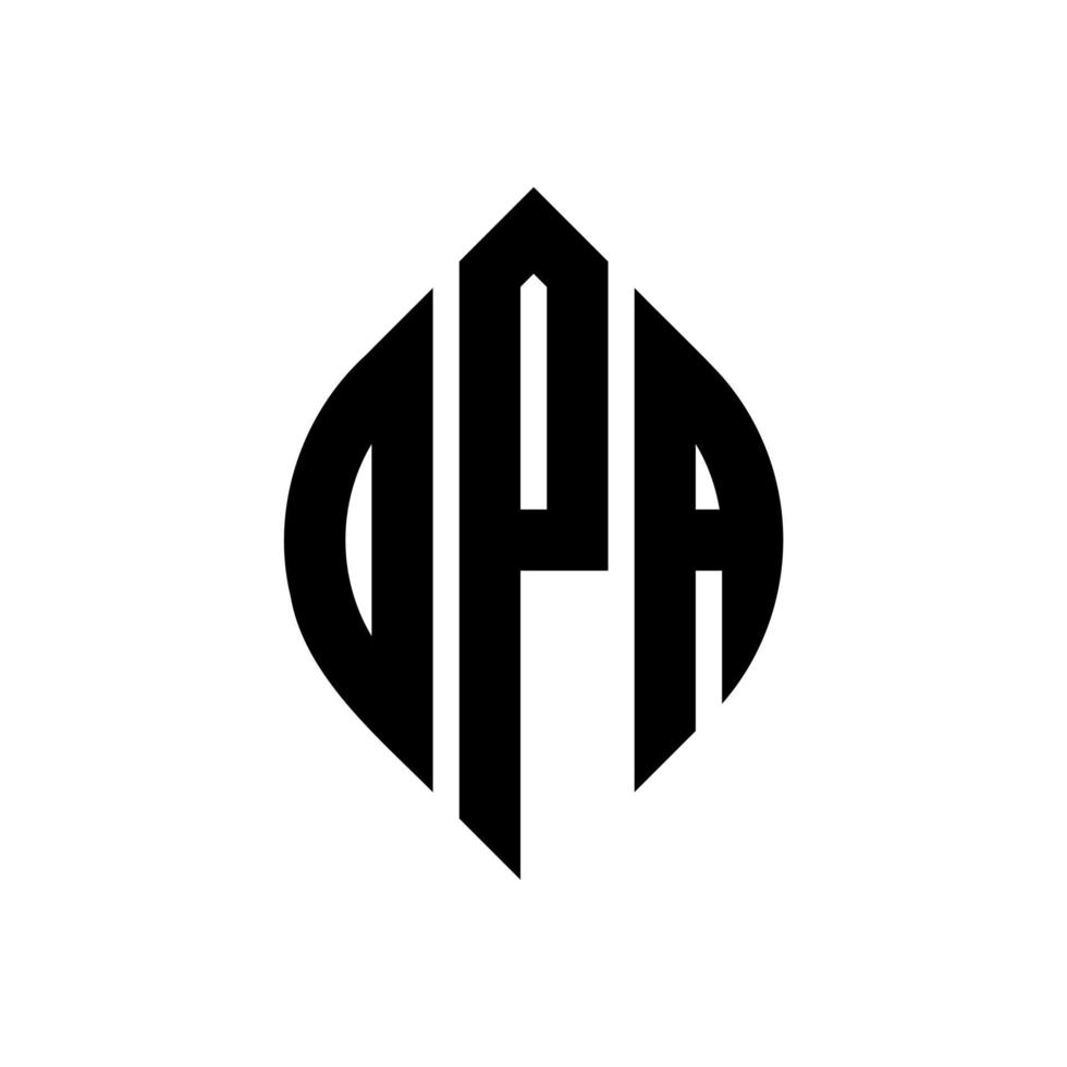 dpa cirkel letter logo ontwerp met cirkel en ellipsvorm. dpa ellipsletters met typografische stijl. de drie initialen vormen een cirkellogo. dpa cirkel embleem abstracte monogram brief mark vector. vector