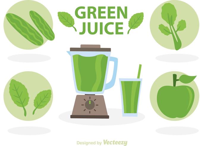 Groene Juice Vectoren