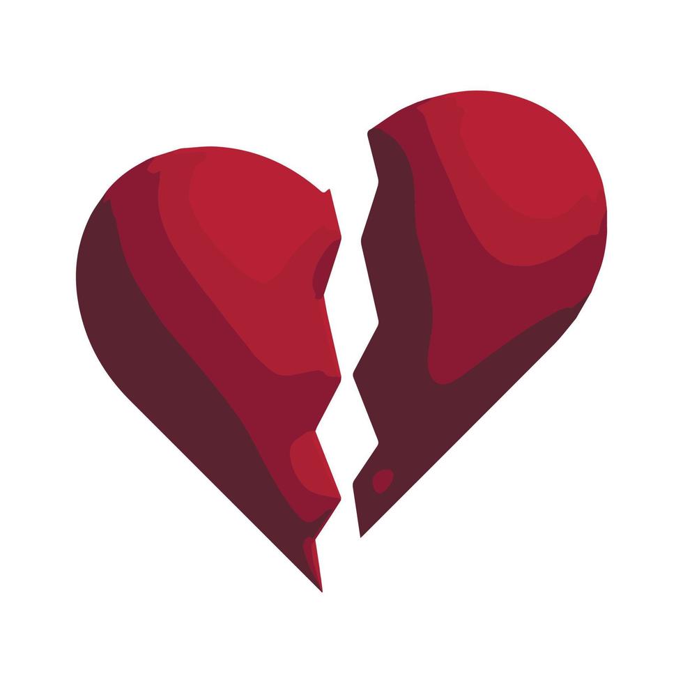 rood hart. realistische 3D-ontwerp pictogram hart symbool liefde. vector illustratie