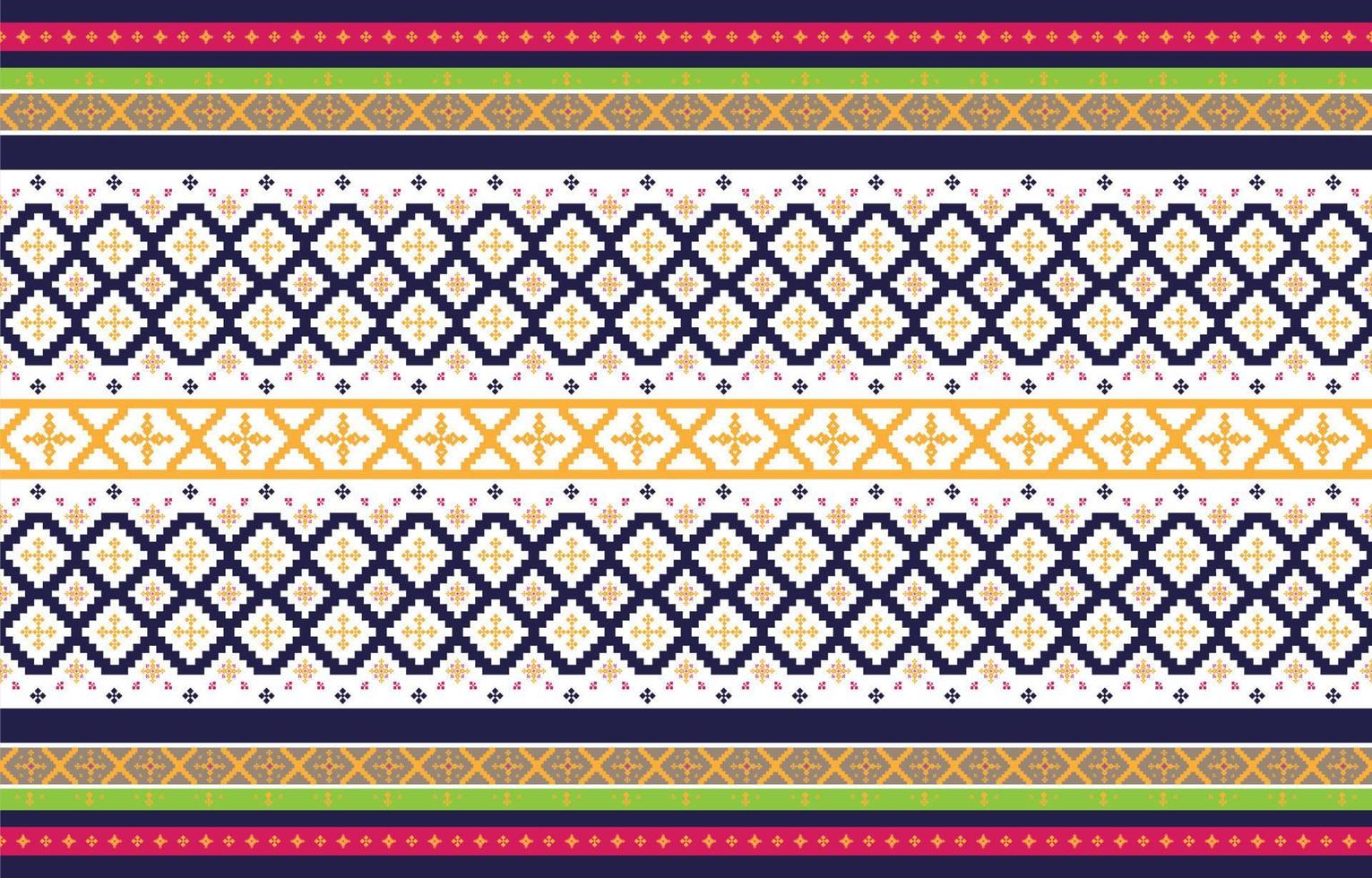 abstracte geometrische en tribale patronen, gebruiksontwerp lokale stofpatronen, ontwerp geïnspireerd door inheemse stammen. geometrische vectorillustratie vector