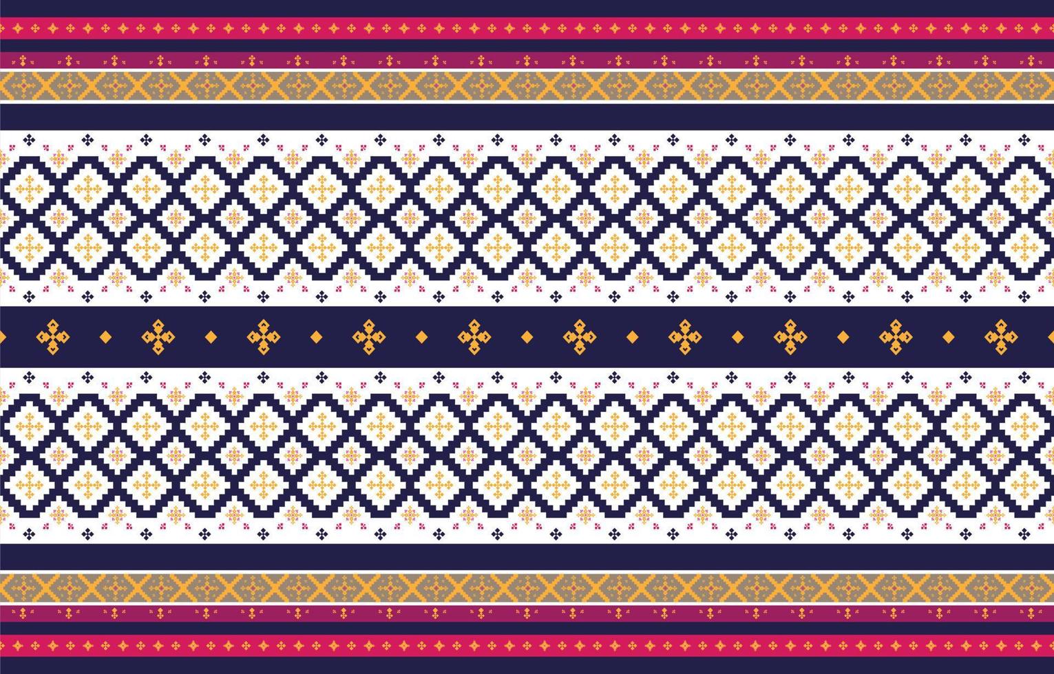 abstracte geometrische en tribale patronen, gebruiksontwerp lokale stofpatronen, ontwerp geïnspireerd door inheemse stammen. geometrische vectorillustratie vector