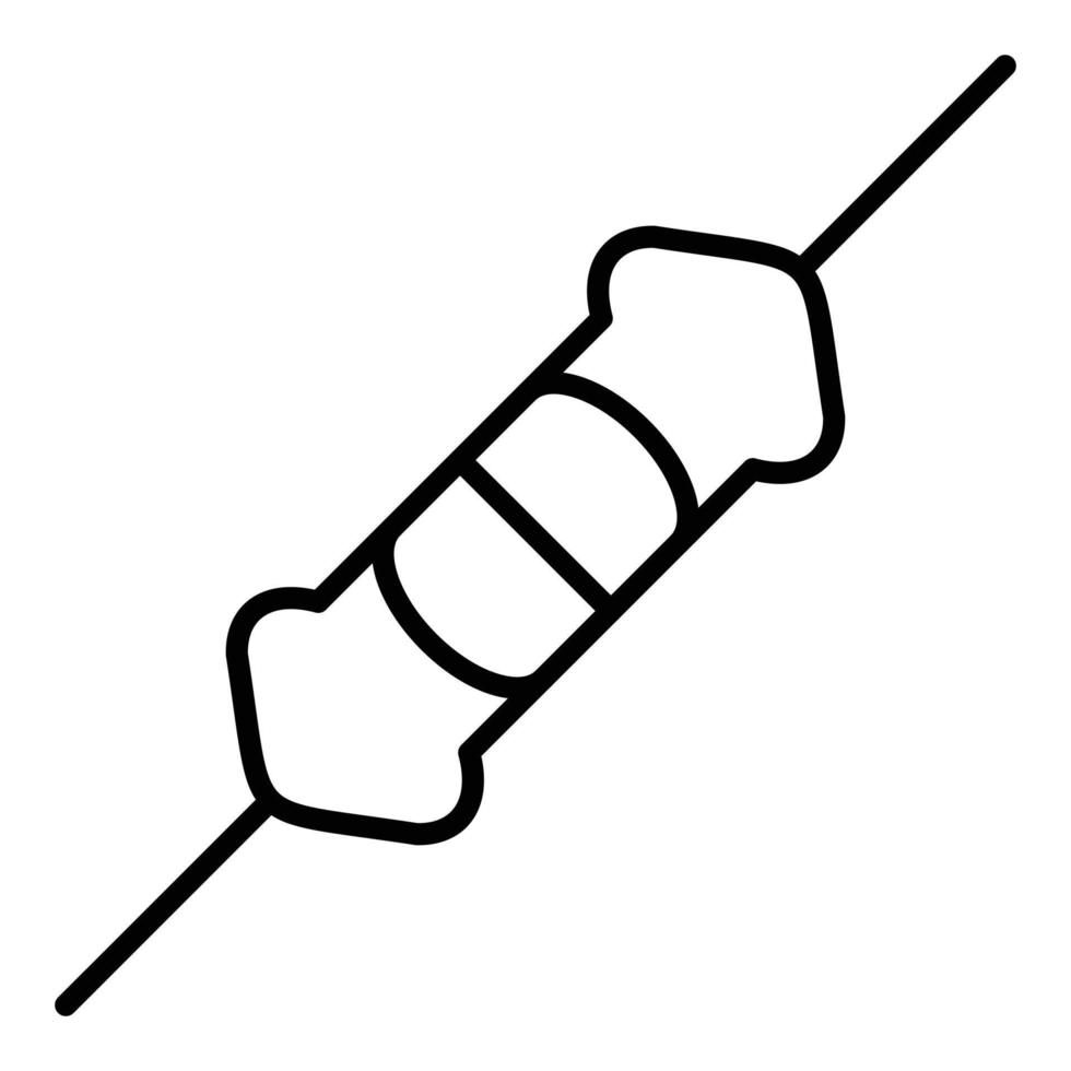 weerstand pictogramstijl vector