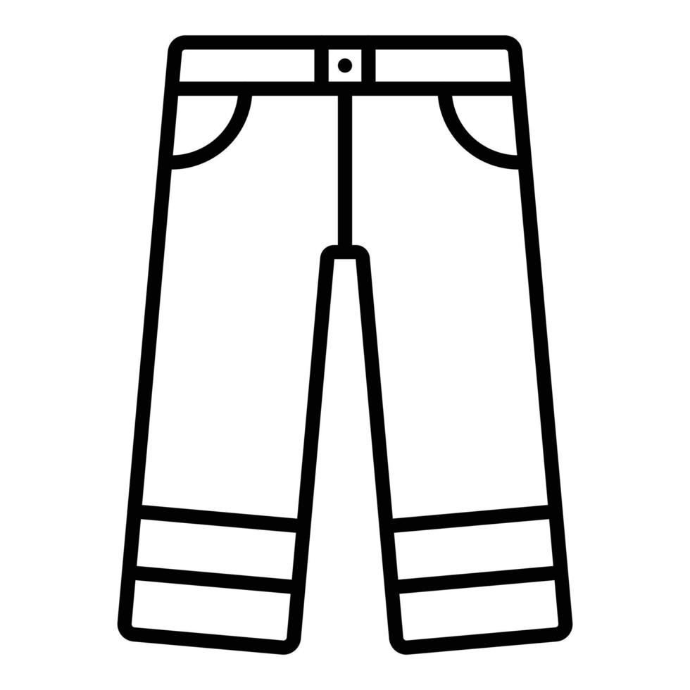 broek pictogramstijl vector