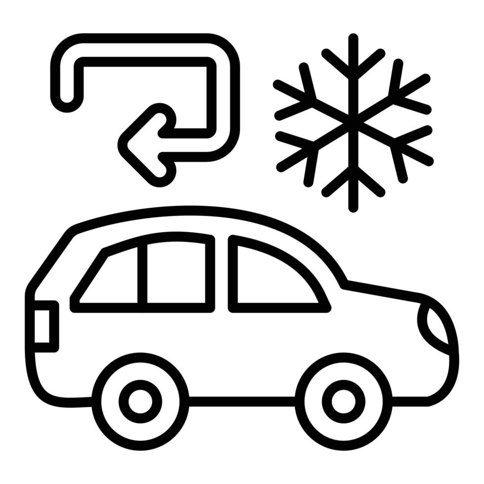 airconditioning pictogramstijl vector