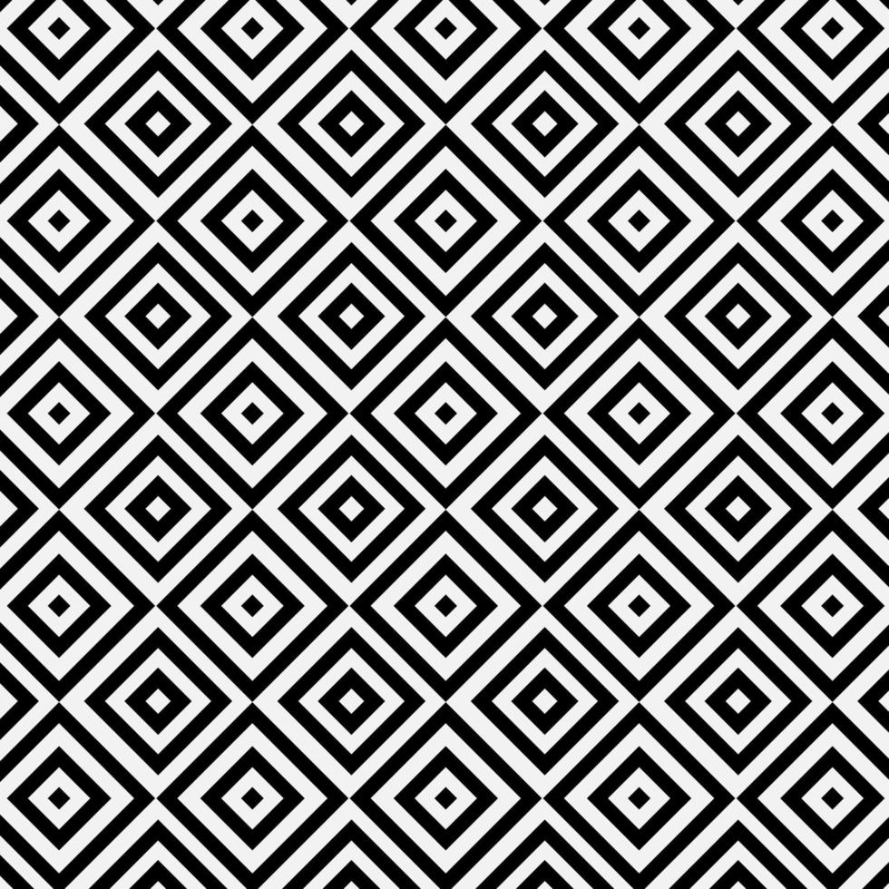 diamant vierkante retro abstracte geometrische vector herhalen patroon voor print, poster, behang, flyers, sociale media.